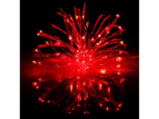 Elegani 100 LED Silver Copper Fairy String Lights 33ft Plug-In with 4' Spacing, Flexible Wire, Indoor/Outdoor Decorative Lighting for Bedroom,...