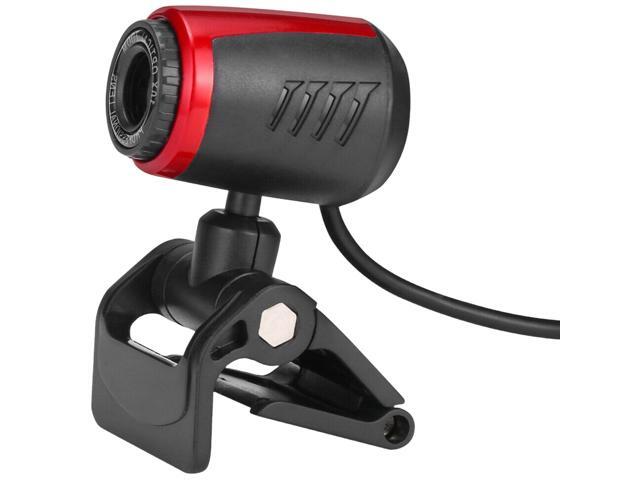 1080P HD USB Webcam With Microphone Red