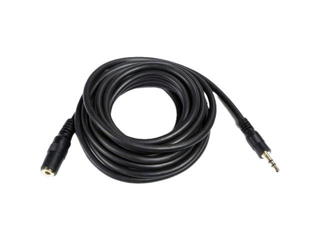 3.5mm Audio Extension Cable Stereo Headphone Cord Male to Female Car AUX MP3 (10FT)