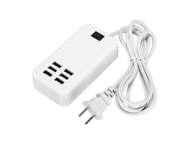6-Port Multi-Port USB Hub Travel Charger Desktop Fast Charging