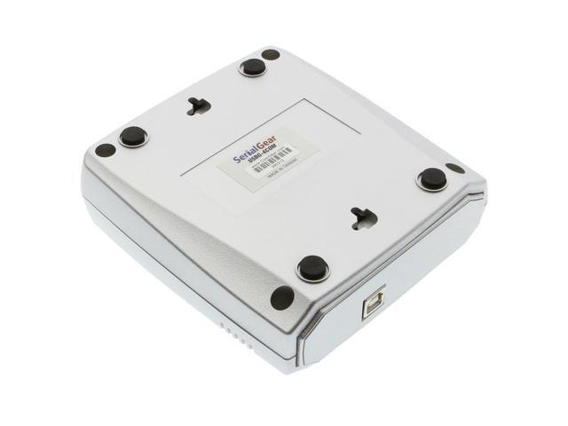 SERIALGEAR 4-Port USB DB-9 Serial Adapter Solution for Windows Operating Systems