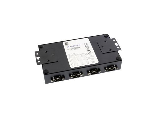 SERIALGEAR USB-4COMi-SI-M USB to Quad RS-422/485 Metal case with DIN-Rail
