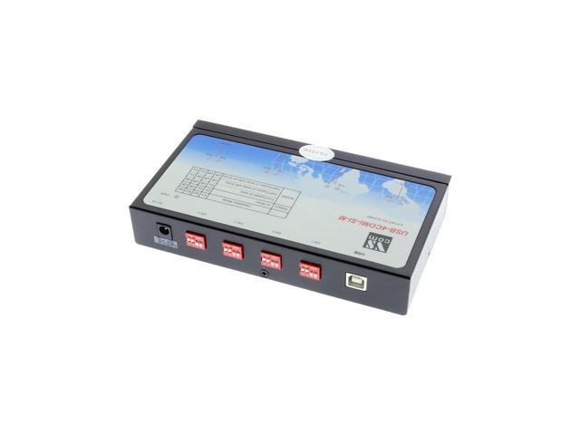 SERIALGEAR USB-4COMi-SI-M USB to Quad RS-422/485 Metal case with DIN-Rail