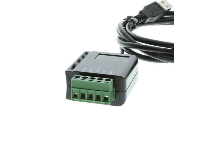 Coolgear USB to RS232 Isolated TTL CMOS Adapter Cable with TB