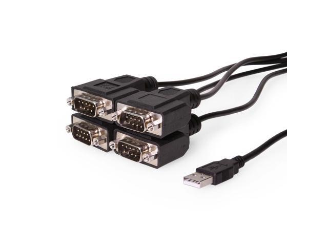 Coolgear 4-port USB to RS232 Adapter FTDI FT4232H & ZyWyn