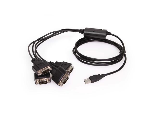 Coolgear 4-port USB to RS232 Adapter FTDI FT4232H & ZyWyn