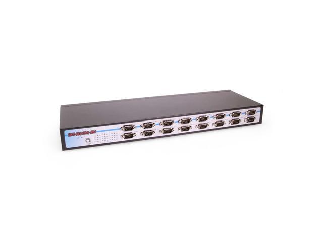 Coolgear USB to Serial 16 COM RS-232/422/485 Rack mount adapter