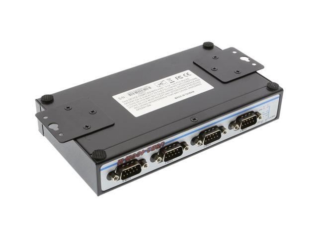 Coolgear Professional Quad Port USB to Serial DB-9 RS-232 Adapter