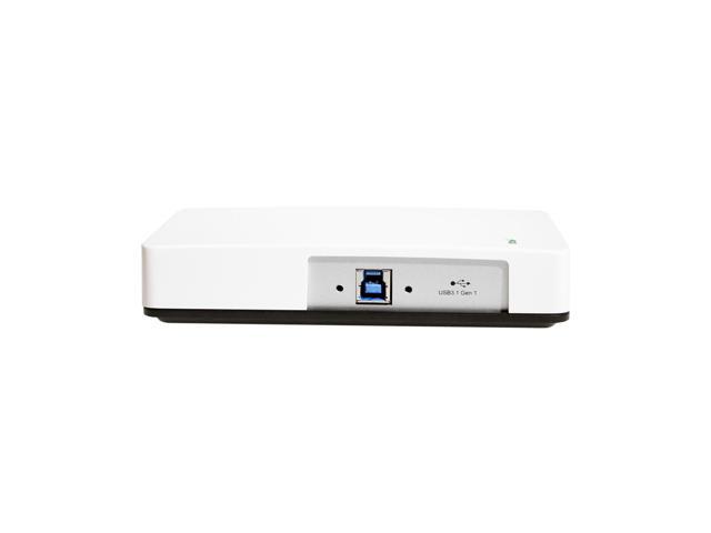 Coolgear 4 Port USB 3.2 Gen 1 Hub, 5Gbps Speeds, 15KV ESD Surge Protection, Screw Locking Ports, Power Adapter Included