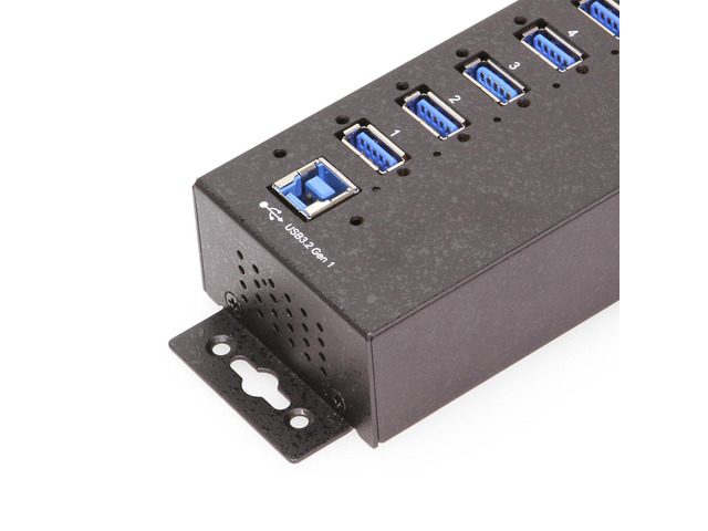 Coolgear 7 Port Managed USB 3 Hub w/ 15KV ESD Surge Protection