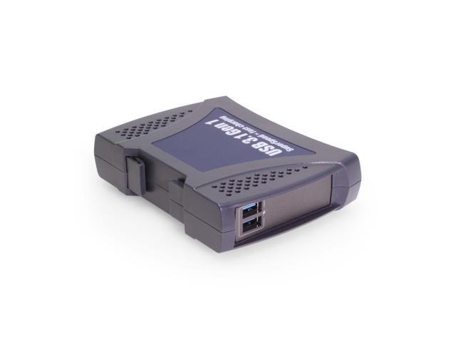 Coolgear 9 Port USB 3.2 Gen 1 Hub w/ Integrated DIN-Rail Clip