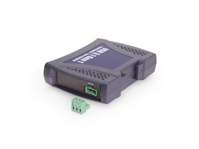 Coolgear 9 Port USB 3.2 Gen 1 Hub w/ Integrated DIN-Rail Clip