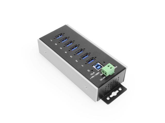 Coolgear 7 Port USB 3.2 Gen 1 Industrial Wide Temp. Range Hub