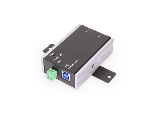 Coolgear 4 Port Mini USB 3.2 Gen 1 Industrial Wide Temp. Range Hub