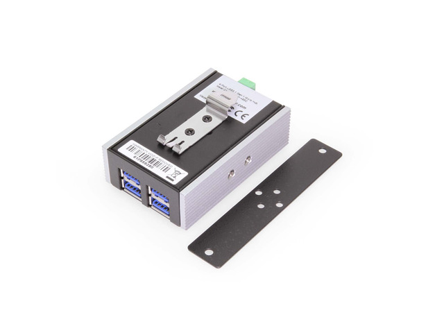 Coolgear 4 Port Mini USB 3.2 Gen 1 Industrial Wide Temp. Range Hub