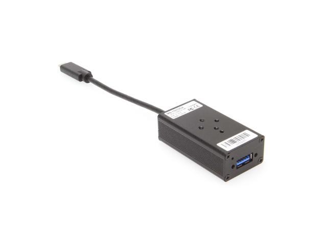 Coolgear Single Port Managed USB-C Adapter Power Control, 5Gbps Data Transfer, and Surge Protection
