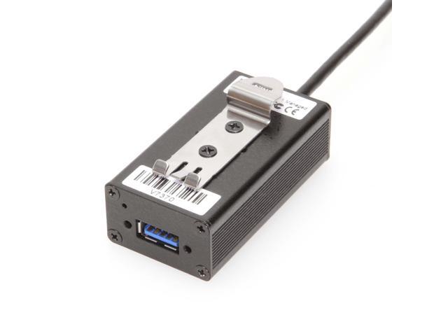 Coolgear Single Port Managed USB-C Adapter Power Control, 5Gbps Data Transfer, and Surge Protection