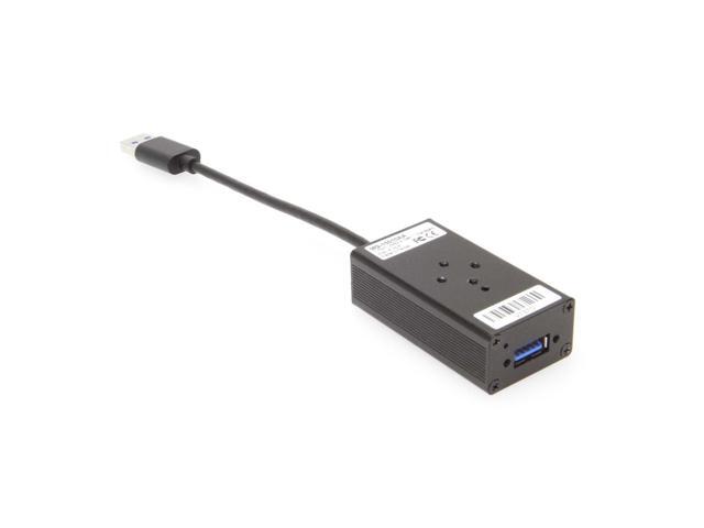 Coolgear Single Port Managed USB Adapter Power Control, 5Gbps Data Transfer, and Surge Protection