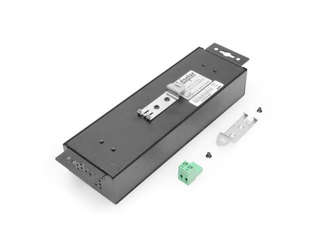 Coolgear 10 Port USB 3.2 Gen 1 Hub Surge Protection w/ Din Rail Mounting