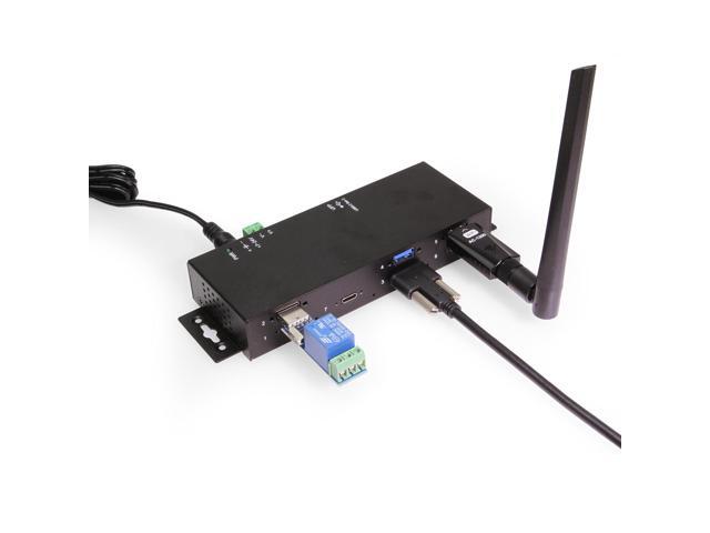 Coolgear 7 Port USB-C Hub with Surge Protection, 5Gbps Speed & 2.4A Charging - CG-7P4C3A