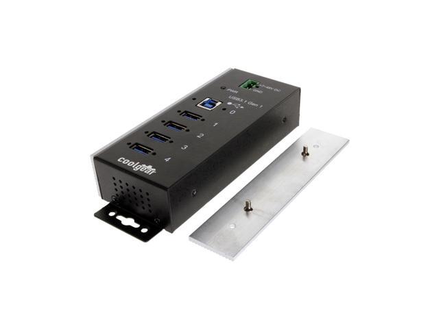 Coolgear 4 Port USB 3.2 Gen 1 Industrial Wide Temp. Range Hub