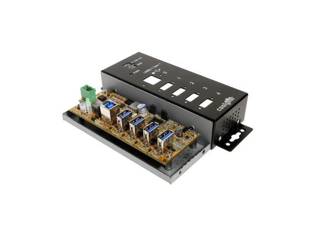 Coolgear 4 Port USB 3.2 Gen 1 Industrial Wide Temp. Range Hub