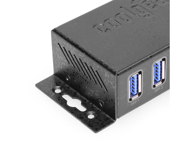 Coolgear USB 3.2 Gen 1 Bus Powered 4 Port Mini Hub with ESD