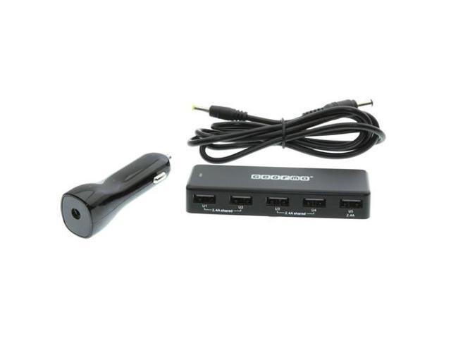 Gearmo 5-Port USB Car Charger 36W DC Charging for Travel