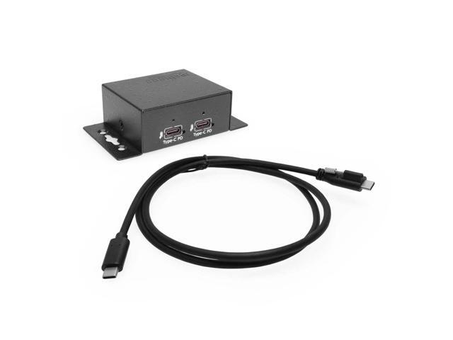 Coolgear ChargeIT! Mini + Data 120W USB Dual Type-C PD Injector