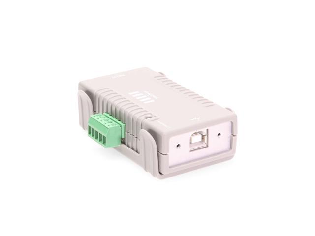 Coolgear Industrial-Grade RS-232 / RS-422 / RS-485 to USB Adapter Isolated, Surge-Protected, Plug & Play