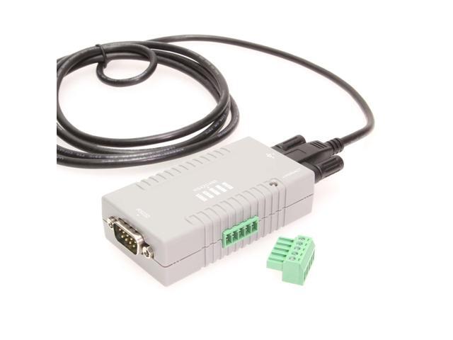 Coolgear Industrial-Grade RS-232 / RS-422 / RS-485 to USB Adapter Isolated, Surge-Protected, Plug & Play