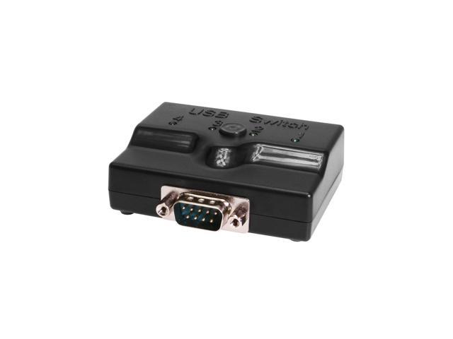 Coolgear 4 Port USB 2.0 to RS 232 Manual Switch FTDI Chipset