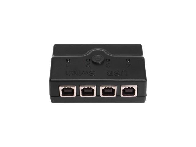 Coolgear 4 Port USB 2.0 to RS 232 Manual Switch FTDI Chipset