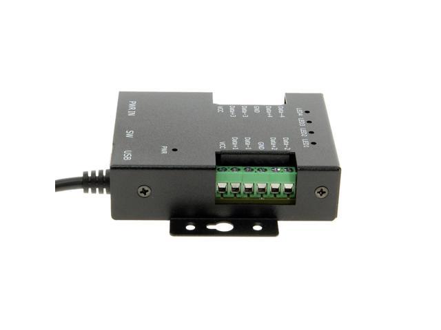 Coolgear 4 Port USB to RS485 High Speed Adapter w/12V DC Power Supply