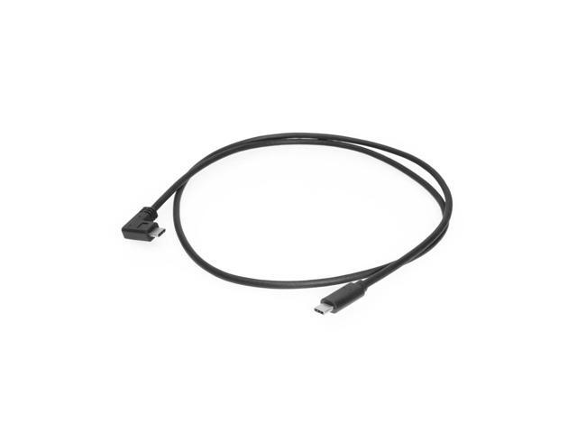 Coolgear 0.5m (1.6ft) USB 3.2 Gen 2 Type-C to Right Angle Type-C Cable 5A 100W