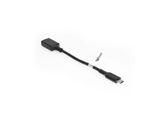 Coolgear USB 3.2 Gen 1 Type-C Male to Type-A Female Adapter Cable 6in.