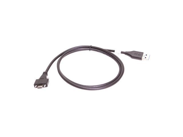 Coolgear 3ft. USB Type-C to A Dual Screw Lock Cable 5GB Data 3A Power