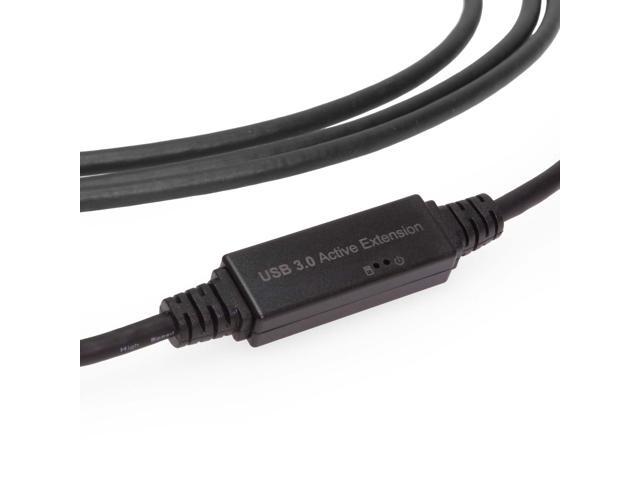 Coolgear 16ft (5m) USB 3.2 Gen 1 Type-A to C Dual Screw Lock Active Extension Cable Vision Compliant
