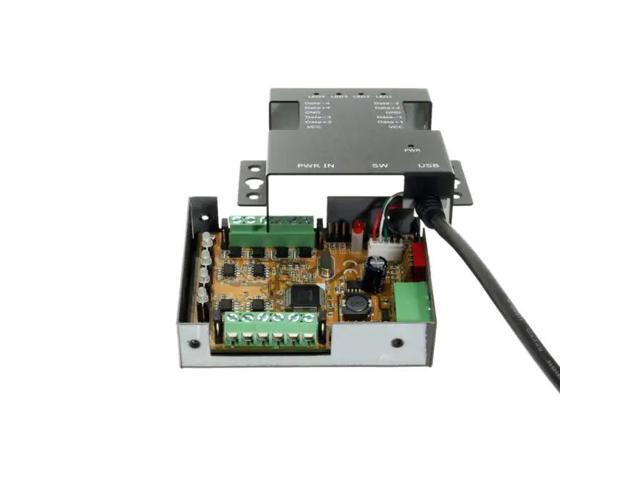 Coolgear 4 Port USB to RS485 High Speed Adapter w/12V DC Power Supply