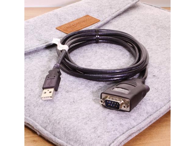 Coolgear 72in. USB to RS-232 Serial DB9 Adapter w/ Prolific Chip (Pl-2303HX)