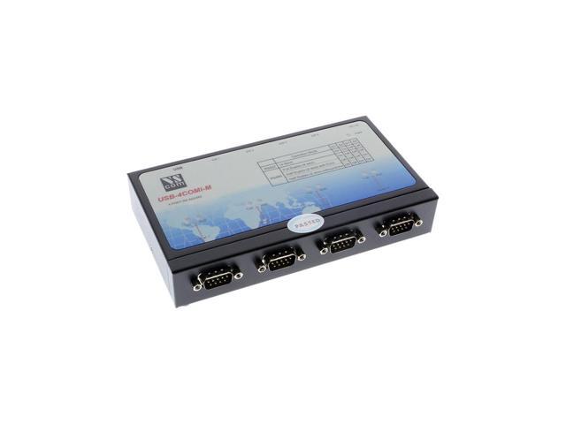 SERIALGEAR USB-4COMi-M USB to Quad RS-422/485 Metal case with DIN-Rail