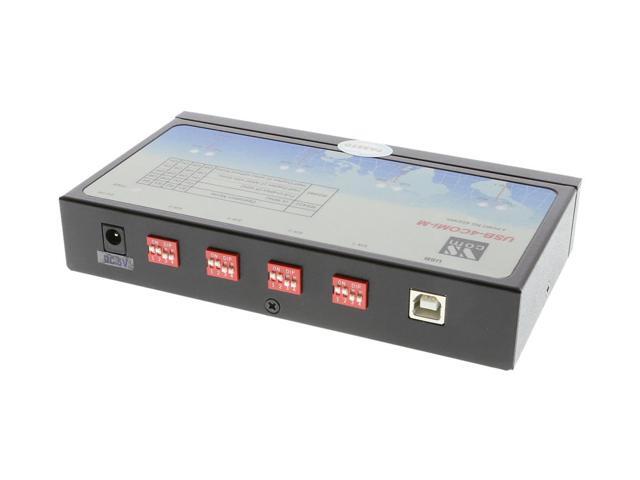 SERIALGEAR USB-4COMi-M USB to Quad RS-422/485 Metal case with DIN-Rail