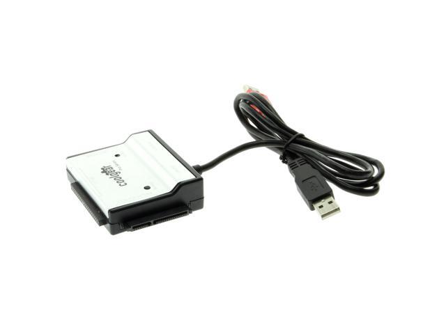 CoolGear SATA and IDE Hard Drive & Optical Drive USB Adapter Kit COMBO: Limited Edition Pro Series Aluminum Shell