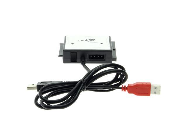 CoolGear SATA and IDE Hard Drive & Optical Drive USB Adapter Kit COMBO: Limited Edition Pro Series Aluminum Shell