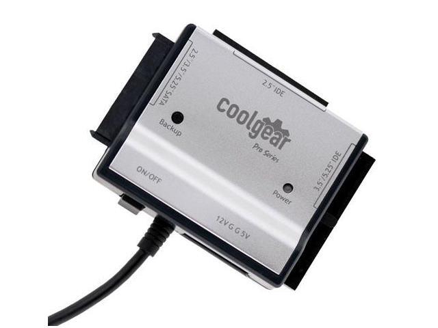 CoolGear SATA and IDE Hard Drive & Optical Drive USB Adapter Kit COMBO: Limited Edition Pro Series Aluminum Shell