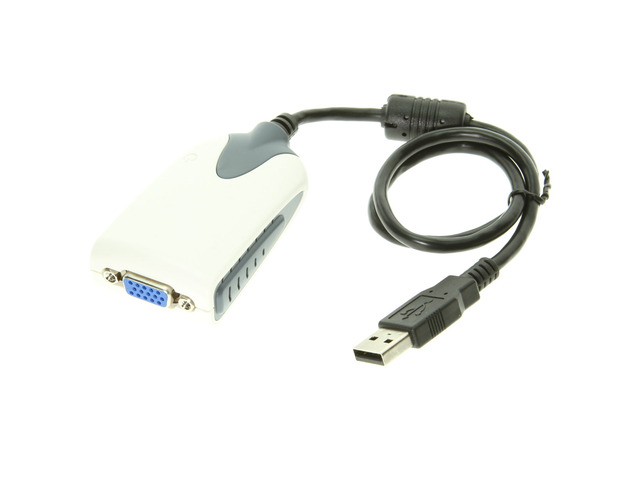 Coolgear HD 1680x1050 USB 2.0 USB Video Card Adapter SVGA for Windows 7/XP/Vista(32/64)
