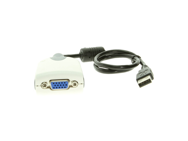 Coolgear HD 1680x1050 USB 2.0 USB Video Card Adapter SVGA for Windows 7/XP/Vista(32/64)