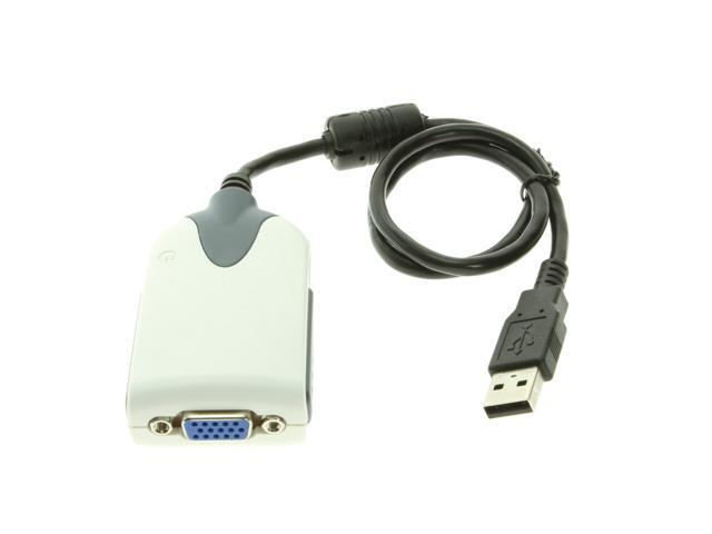 Coolgear HD 1680x1050 USB 2.0 USB Video Card Adapter SVGA for Windows 7/XP/Vista(32/64)