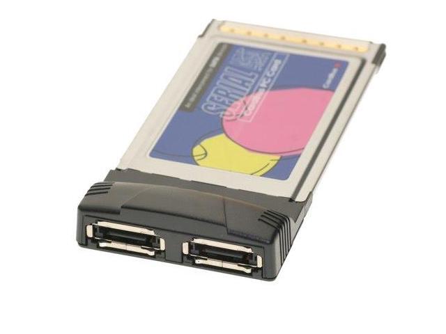 CoolGear 2-port eSATA PCMCIA CardBus-32 Laptop Adapter
