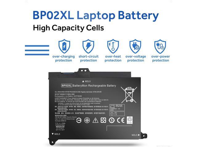 849909-850 BP02XL Battery for HP Pavilion 15-AU 15T-AU 15-au010wm 15-au018wm 15-au020wm 15-au030wm, Pavilion 15-AW 15-aw100 15-aw002nv 15-aw007cy...